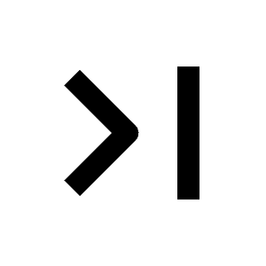 Last Page Icon from Outlined Line - Streamline Material Free Set