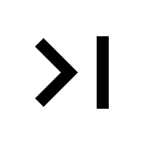 Last Page Icon from Sharp Line - Streamline Material Free Set