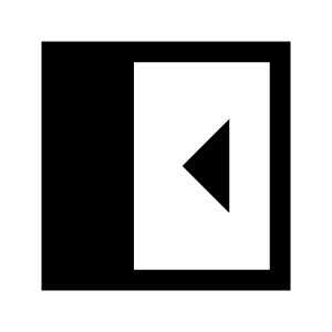 Left Panel Close Fill Icon from Sharp Fill - Material Symbols Set