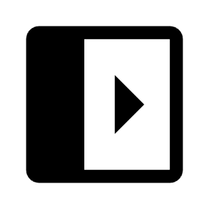 Left Panel Open Fill Icon from Outlined Fill - Material Symbols Set