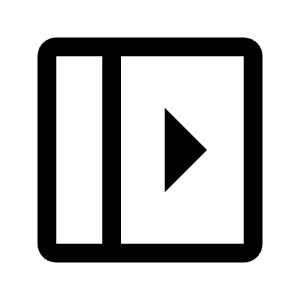 Left Panel Open Icon from Outlined Line - Material Symbols Set