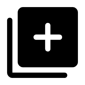 Library Add Fill Icon from Rounded Fill - Material Symbols Set
