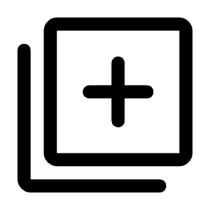 Library Add Icon from Rounded Line - Material Symbols Set