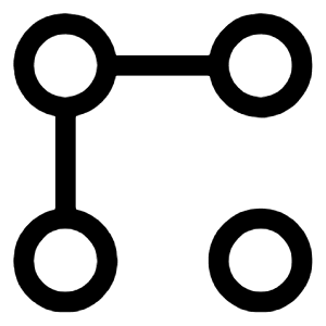 Linked Services Icon from Sharp Line - Material Symbols Set