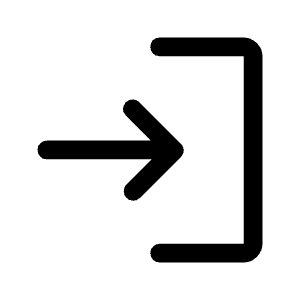 Login Fill Icon from Rounded Fill - Material Symbols Set