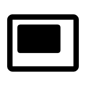 Magnification Large Icon from Rounded Line - Material Symbols Set