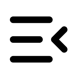 Menu Open Icon from Rounded Line - Streamline Material Free Set