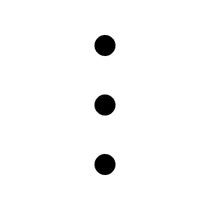 More Vert Icon from Outlined Line - Material Symbols Set