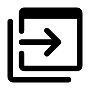 Move Group Icon from Rounded Line - Material Symbols Set