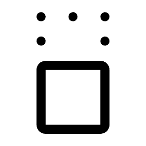 Move Selection Down Icon from Rounded Line - Material Symbols Set