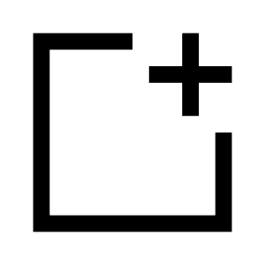 New Window Icon from Sharp Line - Material Symbols Set