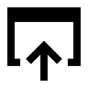 Open In Browser Icon from Sharp Line - Material Pro Free Set