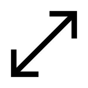 Open In Full Icon from Outlined Line - Material Symbols Set