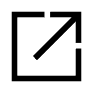 Open In New Fill Icon from Sharp Fill - Material Symbols Set