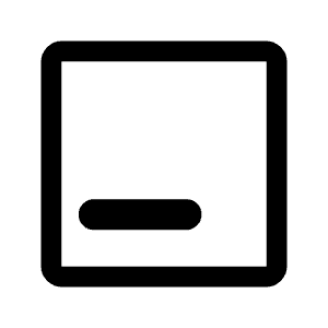 Position Bottom Left Icon from Rounded Line - Material Symbols Set