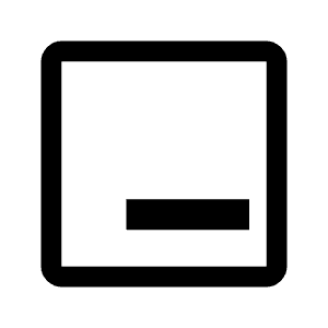 Position Bottom Right Icon from Outlined Line - Material Symbols Set