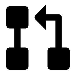 Pull Request Fill Icon from Outlined Fill - Streamline Material Free Set