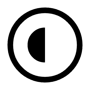 Radio Button Partial Icon from Outlined Line - Material Symbols Set