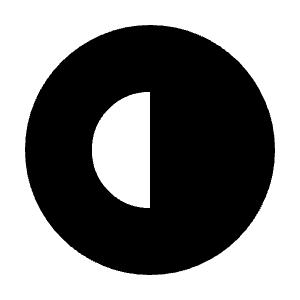 Radio Button Partial Fill Icon from Rounded Fill - Material Symbols Set