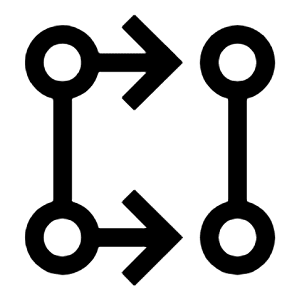 Rebase Icon from Outlined Line - Material Symbols Set