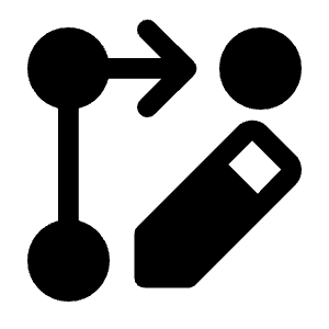 Rebase Edit Fill Icon from Rounded Fill - Material Symbols Set