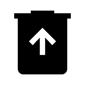 Restore From Trash Fill Icon from Outlined Fill - Material Symbols Set