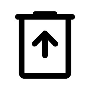 Restore From Trash Icon from Rounded Line - Material Symbols Set