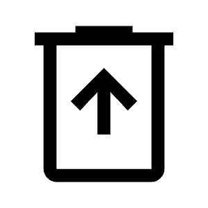 Restore From Trash Icon from Outlined Line - Material Symbols Set