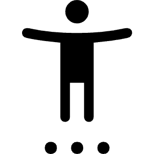 Settings Accessibility Icon from Rounded Line - Material Symbols Set