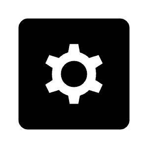Settings Applications Fill Icon from Outlined Line - Material Symbols Set