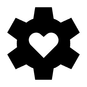 Settings Heart Fill Icon from Outlined Line - Material Symbols Set