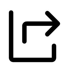 Share Windows Icon from Rounded Line - Material Symbols Set