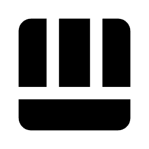 Shelf Position Fill Icon from Rounded Fill - Material Pro Free Set