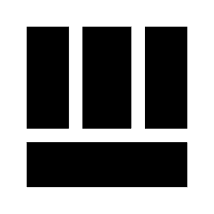 Shelf Position Fill Icon from Sharp Fill - Material Symbols Set