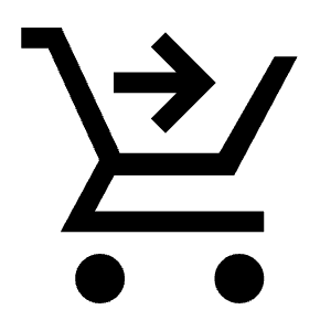 Shopping Cart Checkout Fill Icon from Sharp Fill - Material Symbols Set