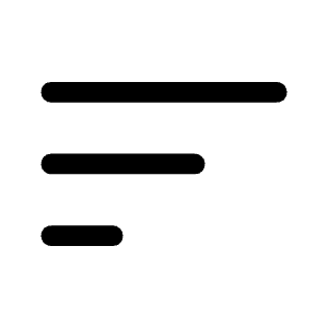 Sort Fill Icon from Rounded Fill - Material Symbols Set