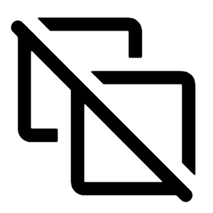 Stack Off Icon from Rounded Line - Material Symbols Set