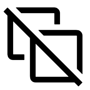 Stack Off Icon from Outlined Line - Material Symbols Set