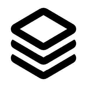 Stacks Icon from Rounded Line - Material Pro Free Set