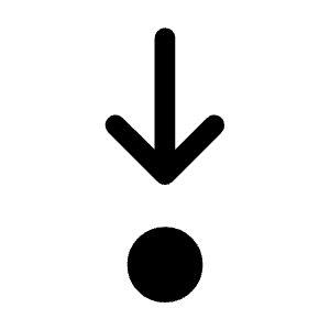 Step Into Icon from Rounded Line - Material Symbols Set