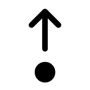 Step Out Icon from Rounded Line - Material Symbols Set