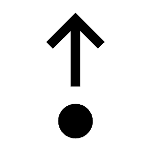 Step Out Icon from Outlined Line - Material Symbols Set