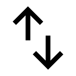 Swap Vert Fill Icon from Outlined Fill - Material Symbols Set