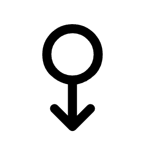 Swipe Down Alt Icon from Rounded Line - Material Symbols Set
