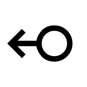 Swipe Left Alt Icon from Outlined Line - Material Symbols Set