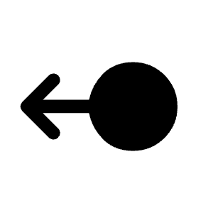 Swipe Left Alt Fill Icon from Rounded Fill - Material Symbols Set