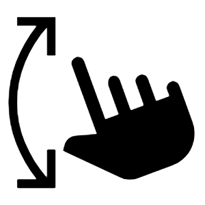 Swipe Vertical Fill Icon from Outlined Fill - Material Symbols Set