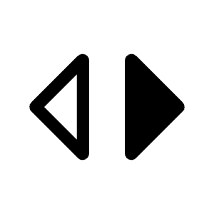 Switch Left Icon from Rounded Line - Material Symbols Set