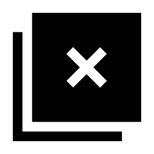 Tab Close Fill Icon from Sharp Fill - Material Symbols Set