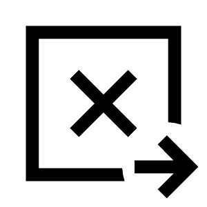 Tab Close Right Icon from Sharp Line - Material Symbols Set